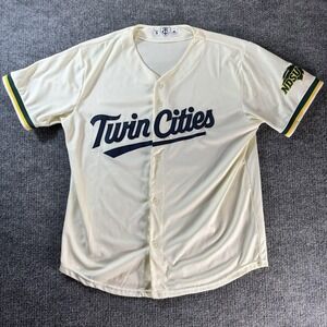 North Dakota State Bison Jersey Mens Small White Baseball Cotopaxi Twin Cities
